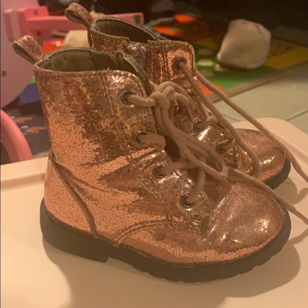 Pink sparkling gap toddler boots!!!